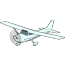 download Single Engine Cessna clipart image with 315 hue color