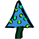 download Christmas Tree clipart image with 90 hue color