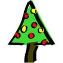 download Christmas Tree clipart image with 0 hue color