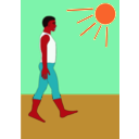 download Walk clipart image with 315 hue color