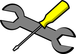 Screwdriver And Wrench Icon