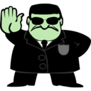 download Fbi Dude clipart image with 90 hue color