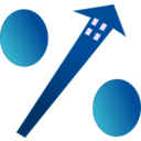 download Mortgage Rate clipart image with 90 hue color