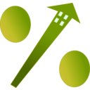 download Mortgage Rate clipart image with 315 hue color