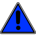 download Warning clipart image with 180 hue color