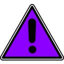 download Warning clipart image with 225 hue color