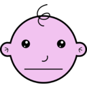 download Serious Baby clipart image with 270 hue color