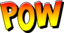 Pow Vintage Comic Book Sound Effect