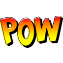 Pow Vintage Comic Book Sound Effect