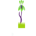 download Iris clipart image with 180 hue color