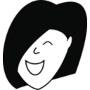 download Happy Woman Dirk Struve 01 clipart image with 225 hue color
