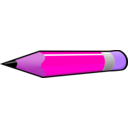 download Pencil clipart image with 270 hue color