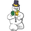 download Snowman clipart image with 45 hue color