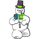 download Snowman clipart image with 90 hue color