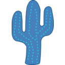 download Cactus clipart image with 90 hue color