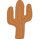 download Cactus clipart image with 270 hue color