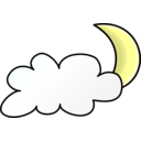 Weather Symbols Cloudy Night