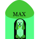 download Puppy Doghouse clipart image with 90 hue color