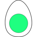 download Egg clipart image with 90 hue color