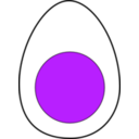 download Egg clipart image with 225 hue color