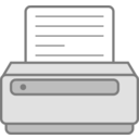 download Printer clipart image with 45 hue color