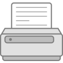 download Printer clipart image with 270 hue color