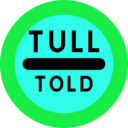 download Tull Told Sign clipart image with 135 hue color