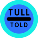 download Tull Told Sign clipart image with 180 hue color