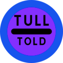 download Tull Told Sign clipart image with 225 hue color