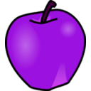 download Apple clipart image with 270 hue color