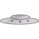 download Ufo clipart image with 270 hue color