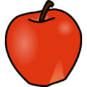 download Apple clipart image with 0 hue color