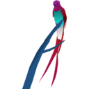 download Quetzal clipart image with 180 hue color