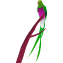 download Quetzal clipart image with 315 hue color