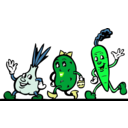 download Veggies clipart image with 90 hue color