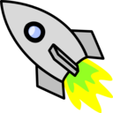 download Toy Rocket clipart image with 45 hue color