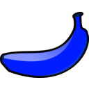 download Banana clipart image with 180 hue color