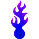 download Fireball clipart image with 225 hue color