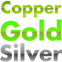 download Copper Gold And Silver Gradients clipart image with 45 hue color