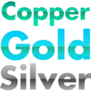 download Copper Gold And Silver Gradients clipart image with 135 hue color