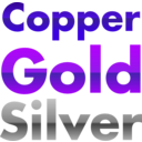 download Copper Gold And Silver Gradients clipart image with 225 hue color