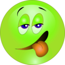 download Drunk Smiley Emoticon clipart image with 45 hue color