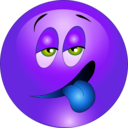 download Drunk Smiley Emoticon clipart image with 225 hue color