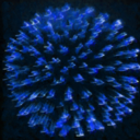 download Fireworks clipart image with 180 hue color