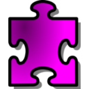 download Green Jigsaw Piece 13 clipart image with 180 hue color
