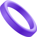 download Ring clipart image with 225 hue color