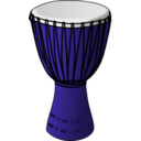 download Djembe Drum clipart image with 225 hue color