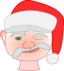 Santa Winking