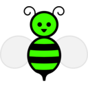 download Honey Bee clipart image with 45 hue color
