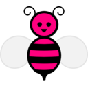 download Honey Bee clipart image with 270 hue color